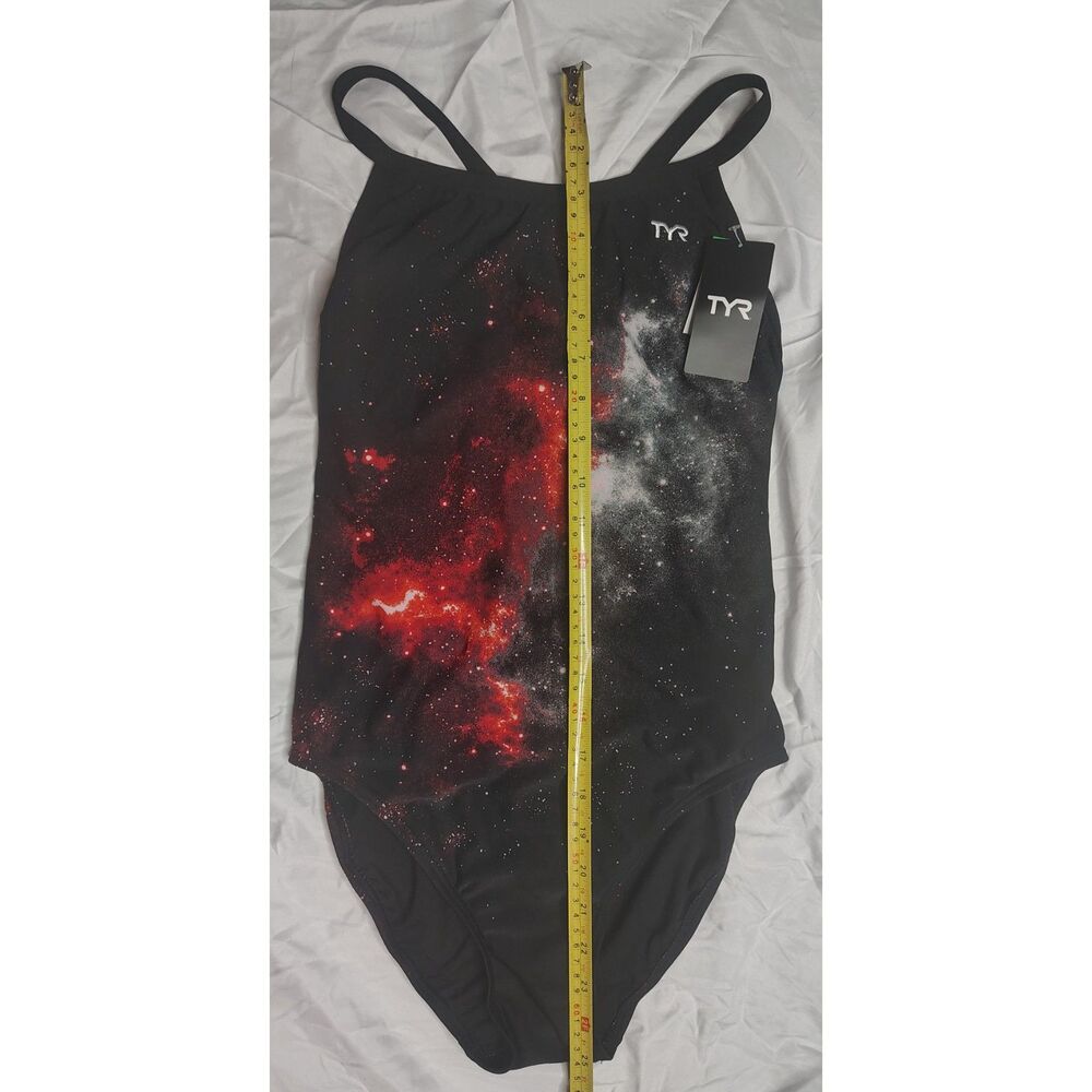 NWT TYR Durafast Elite Diamondfit Swimsuit Starborne Size 36(L) Competitive Race - Picture 6 of 8